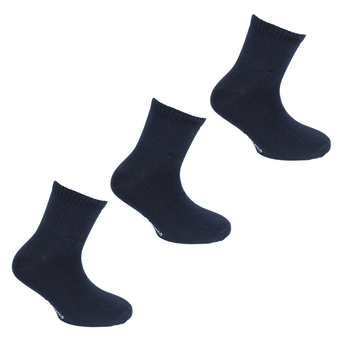 Monarch - 3 Pares Calcetín Bamboo 2/4 Liso