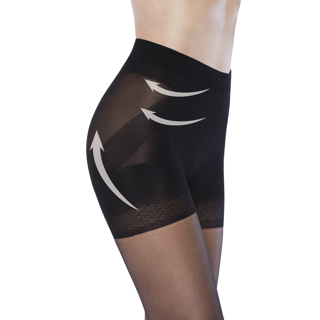 Monarch - Panty Control Push Up Opaca