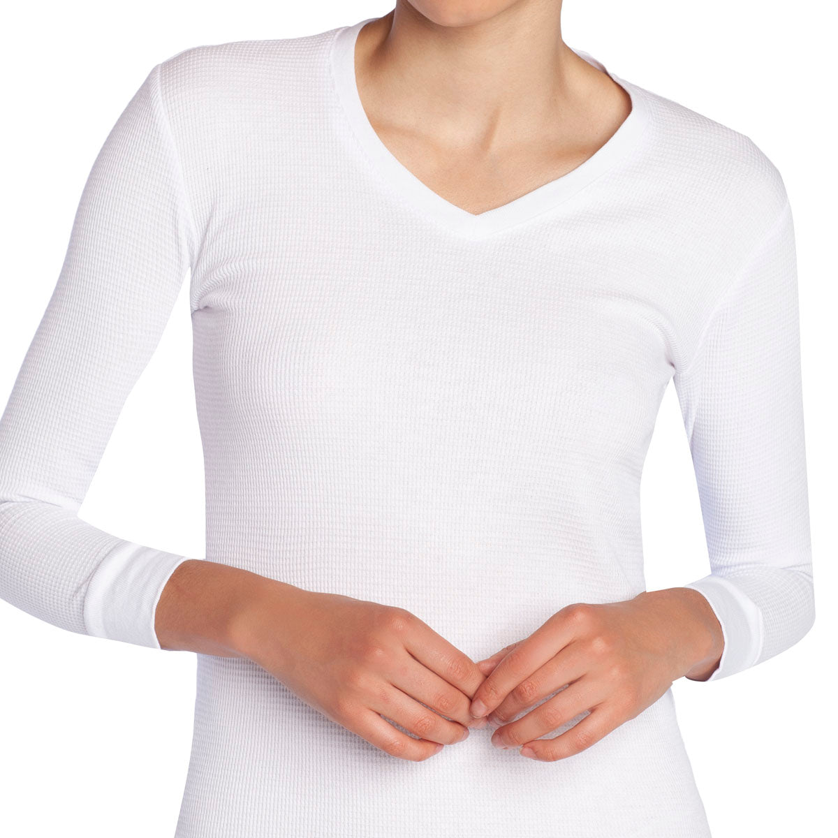 camiseta manga larga algodon mujer, Hanro Seamless