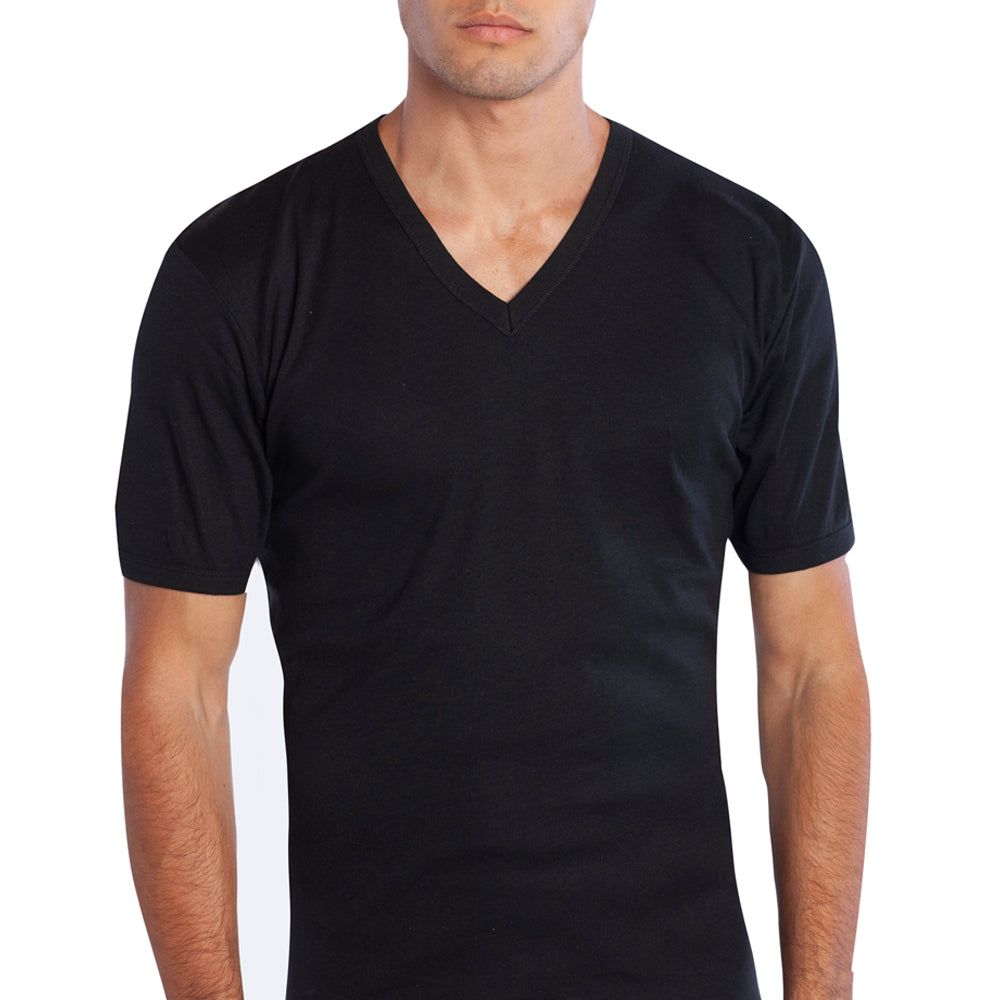 Tais - Camiseta Manga Corta Cuello V Hombre Algodón