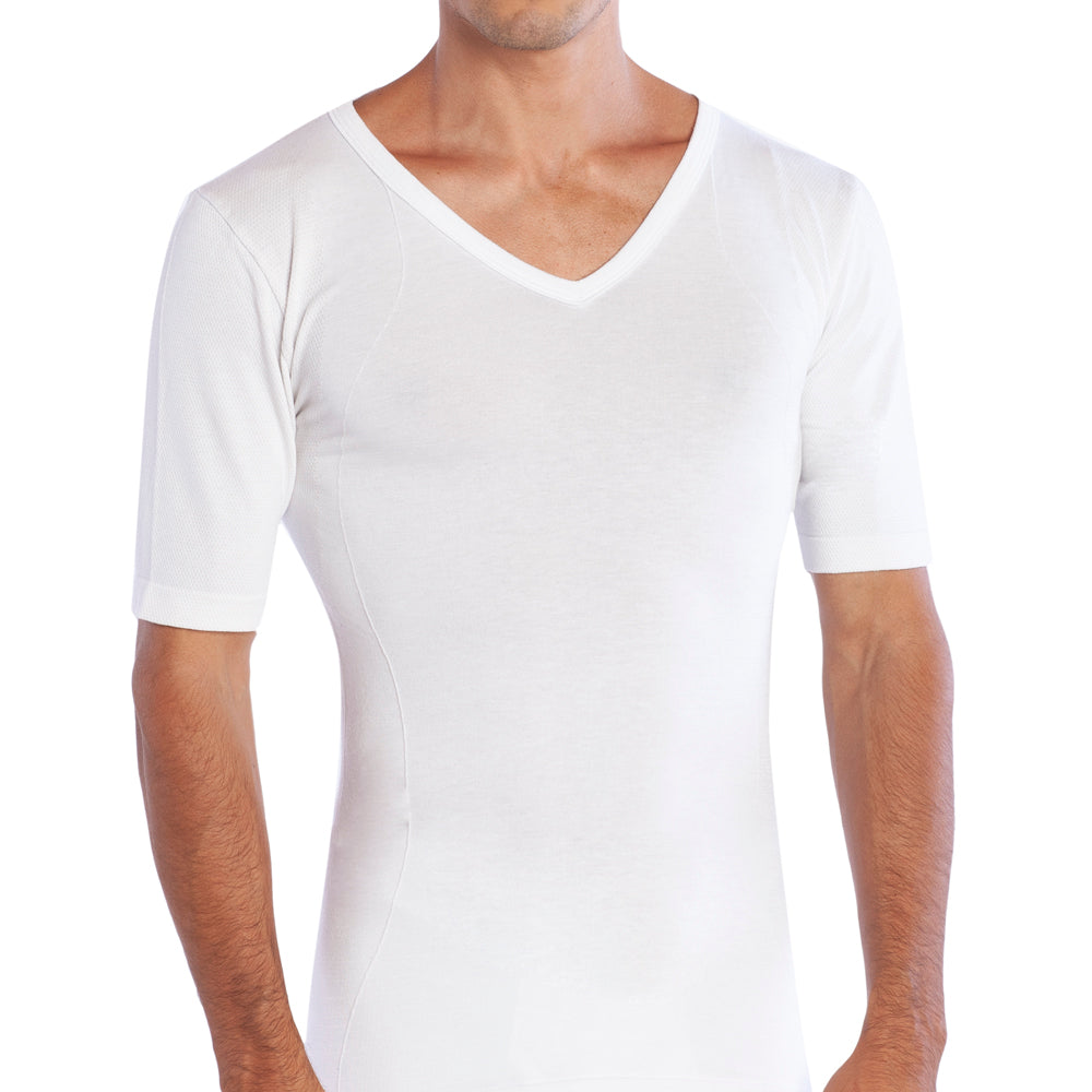 Tais - Camiseta Manga Corta Cuello V Hombre Bamboo+Cobre