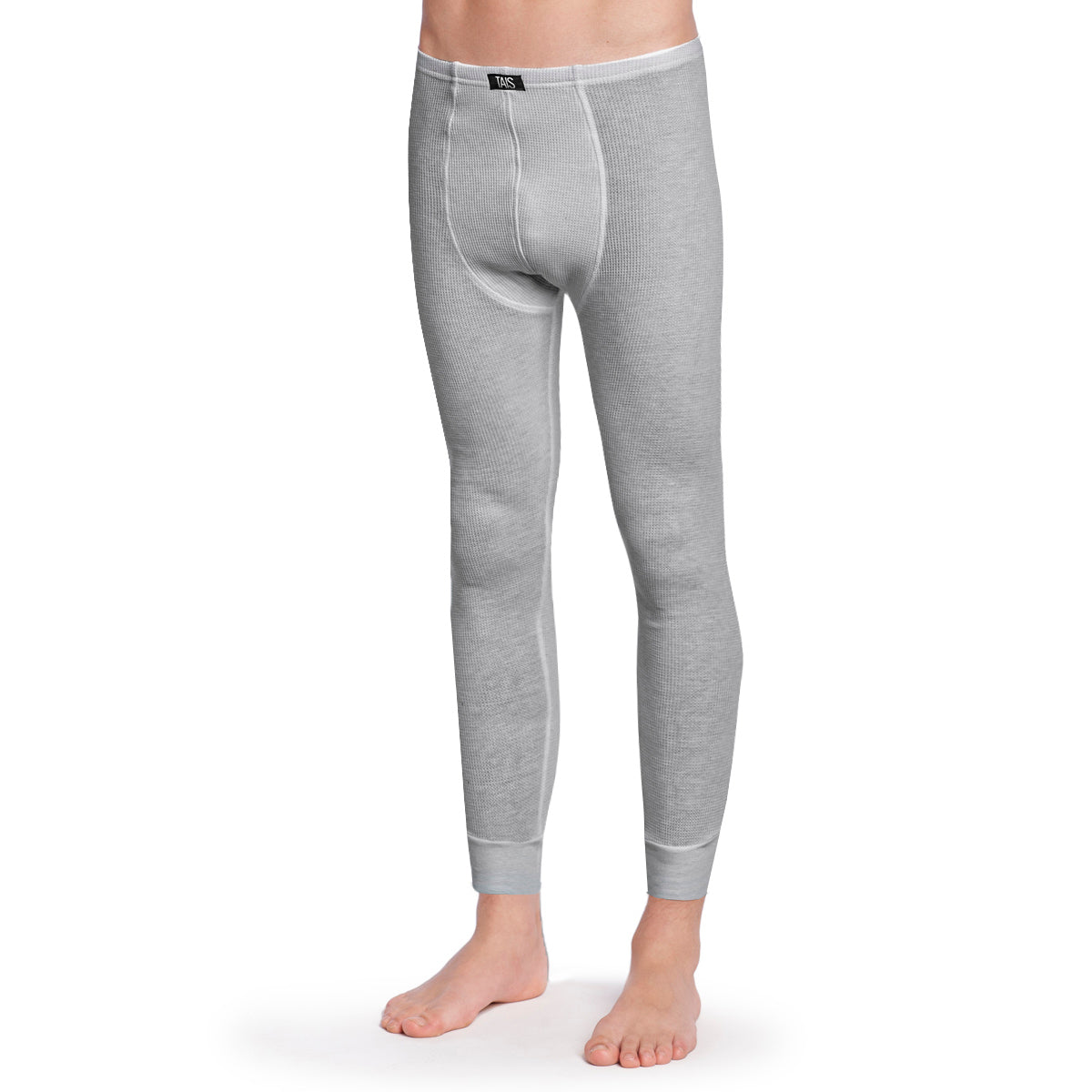 Tais - Calzoncillo Largo Térmico Algodón Tejido Panal Juvenil Gris