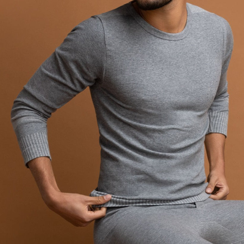 Tais - Camiseta Térmica Manga Larga Cuello Polo Microfibra Seamless Frio Extremo