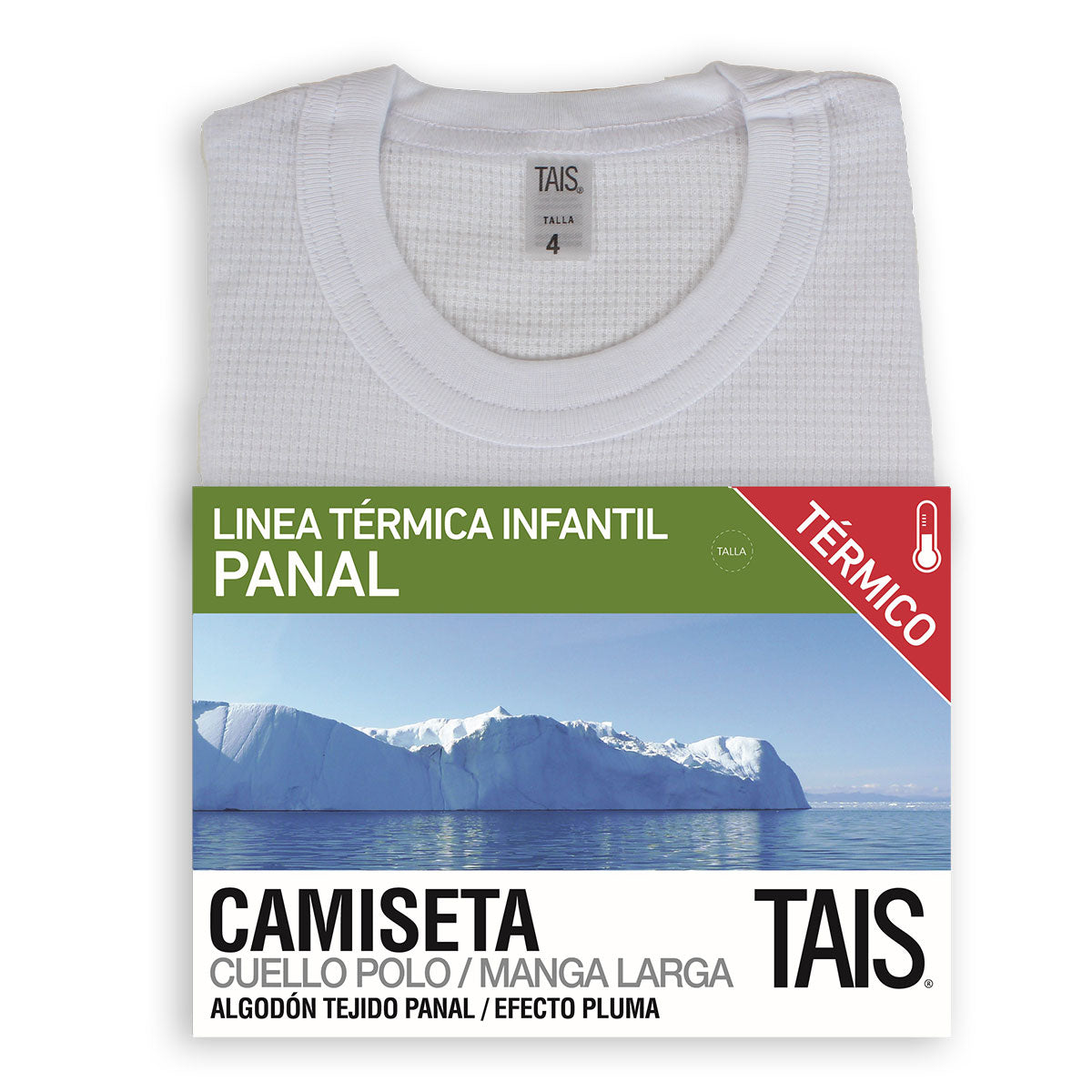 Camiseta Térmica para Niña-blanco-10-12 AÑOS –