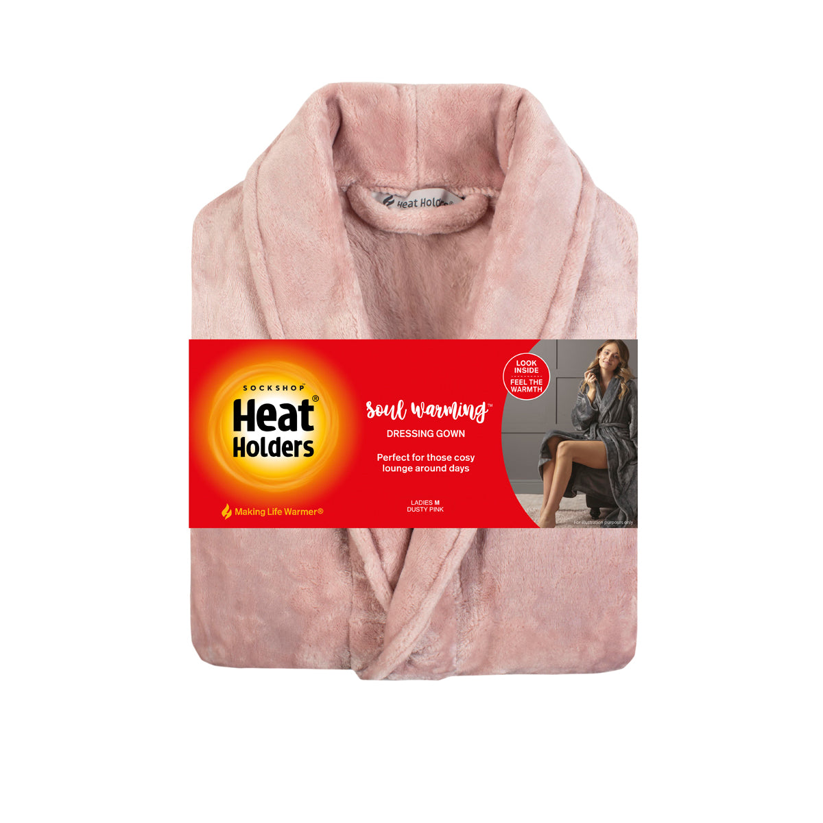 Heat Holders - Bata Térmica Mujer Rosa