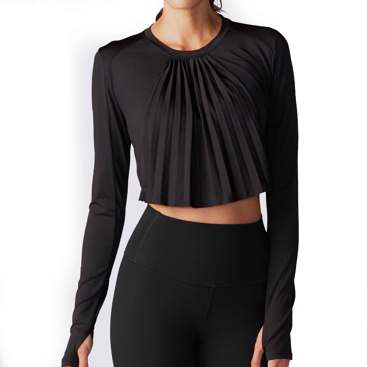 Tavi - Polera Pleated Long Sleeve