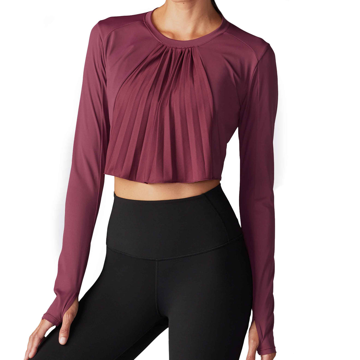 Tavi - Polera Pleated Long Sleeve