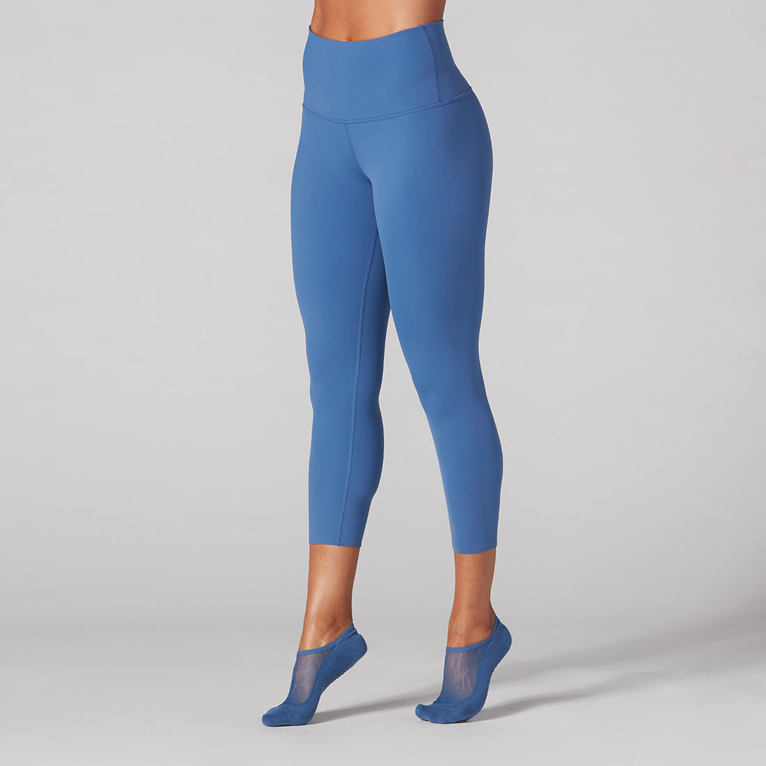 Tavi - Calza High Waisted Crop Azul