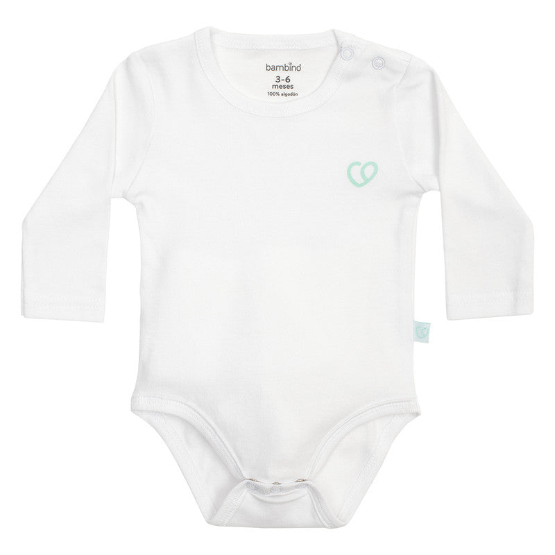 Bambino - 3 Unidades Body Blanco Unisex