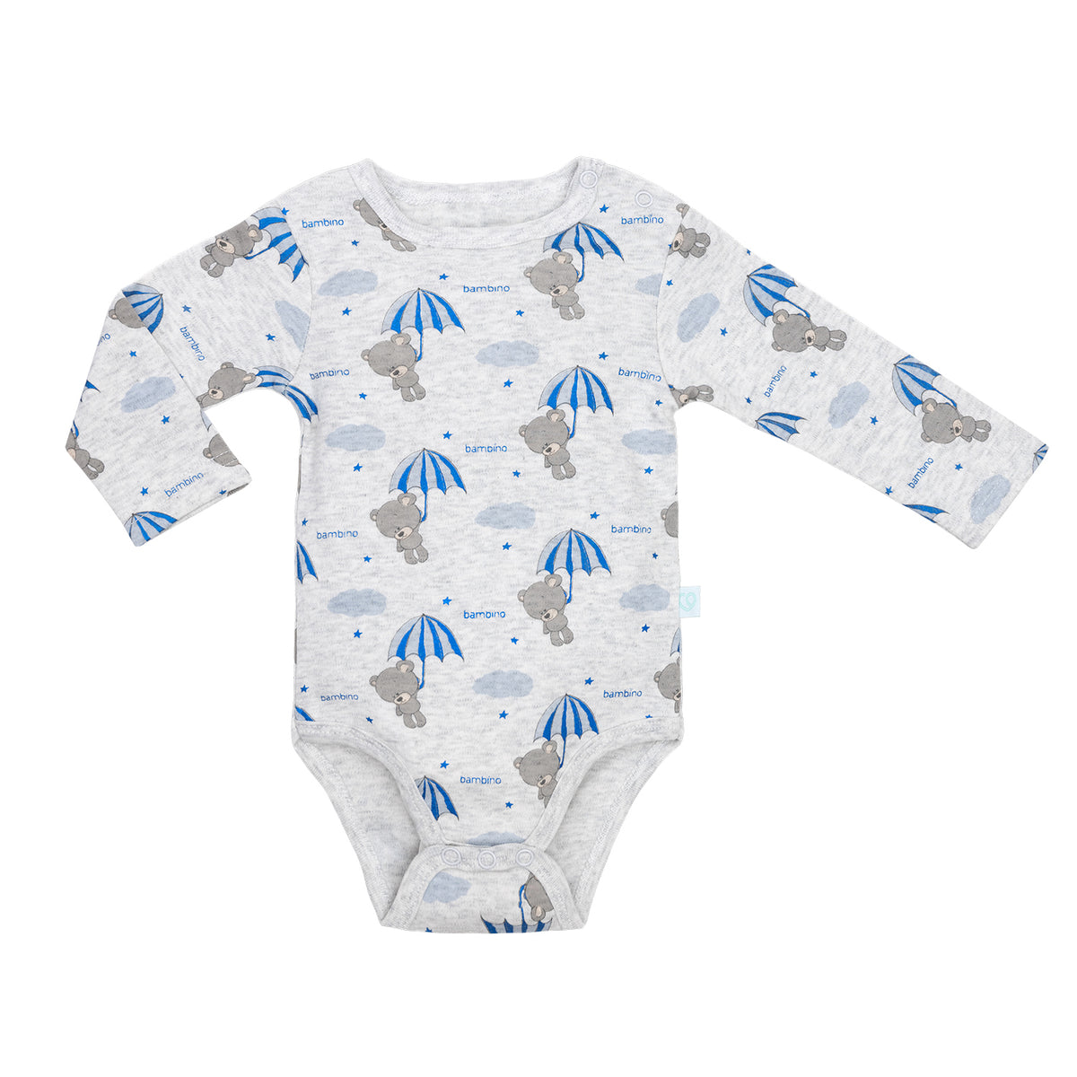 Bambino - Set 2 Body Manga Larga Oso