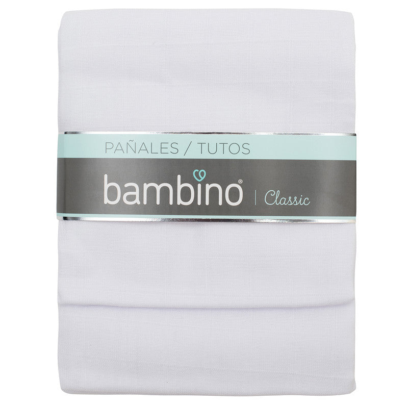 Bambino - 3 Unidades Pañal Blanco