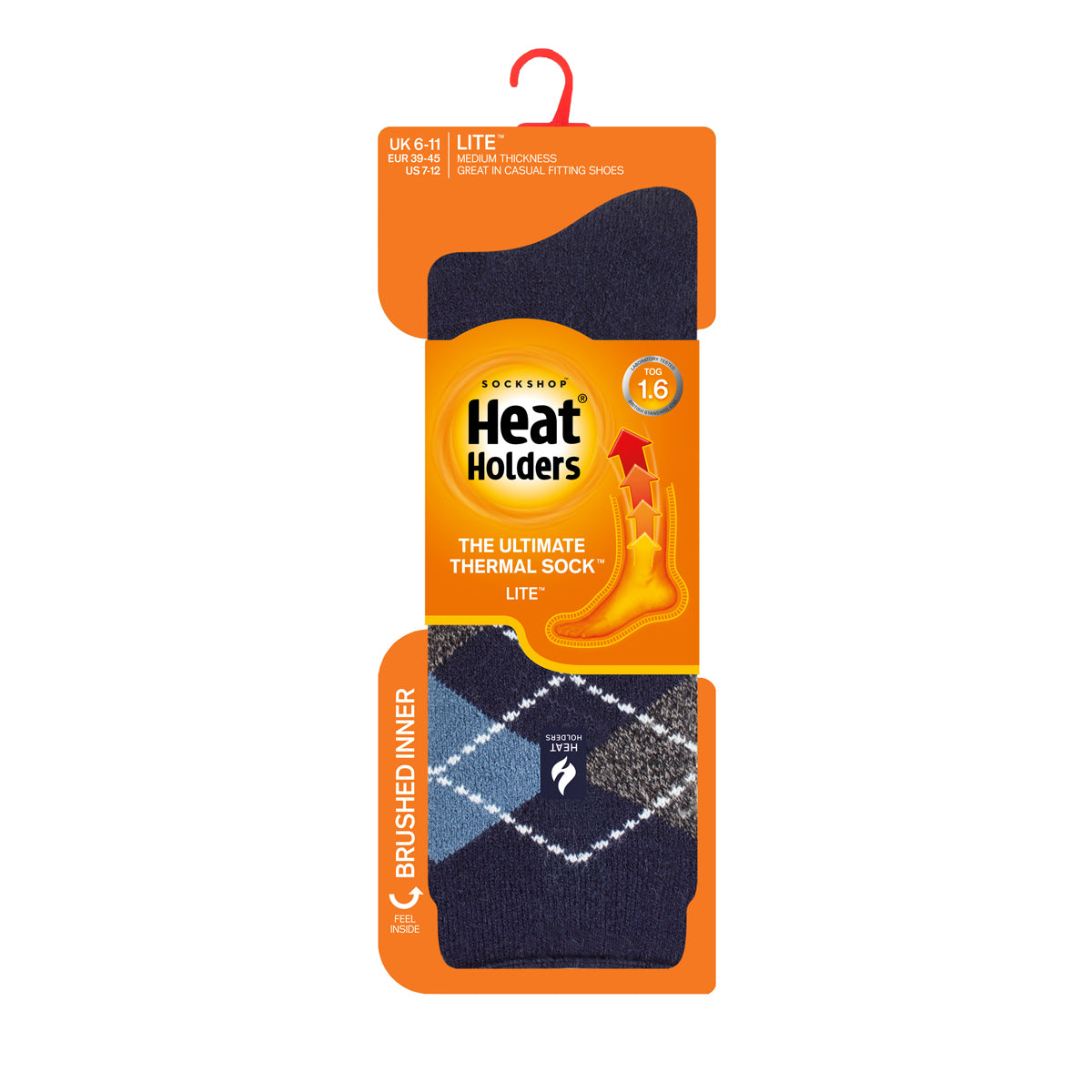 Heat Holders - Calcetin Lite Argyle Lyon