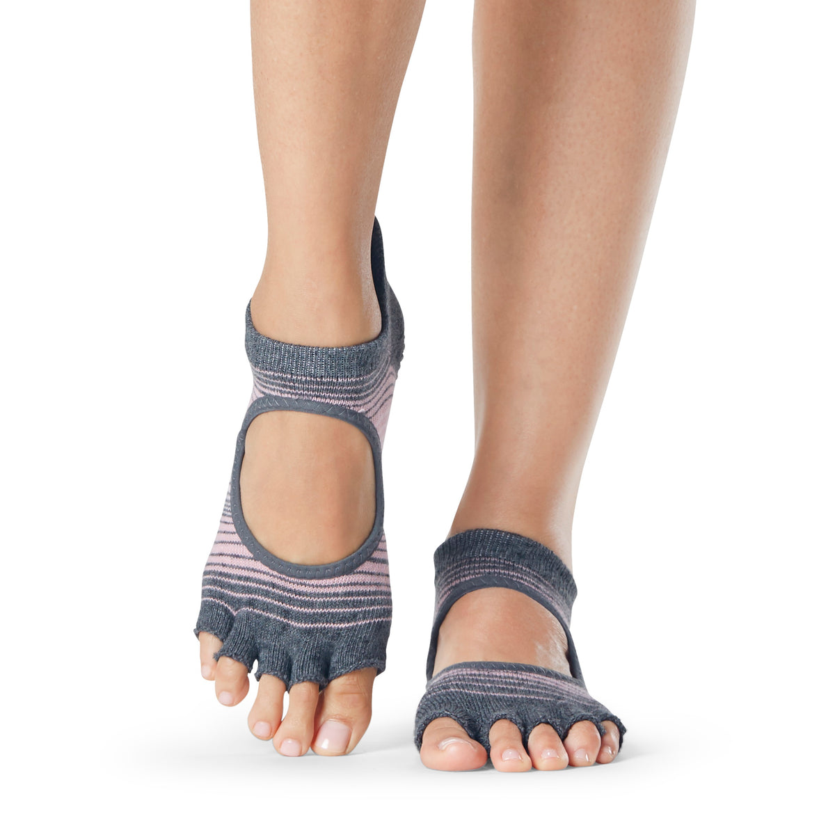 Toesox - Calcetín Antideslizante Bellarina Sin Dedos