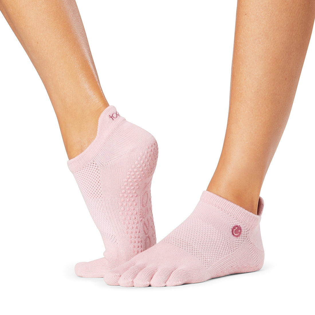 🥇 Calcetines con dedos - Mujer - Toe Socklet - Naranjo/Morado - Hilly -  Run Store Chile