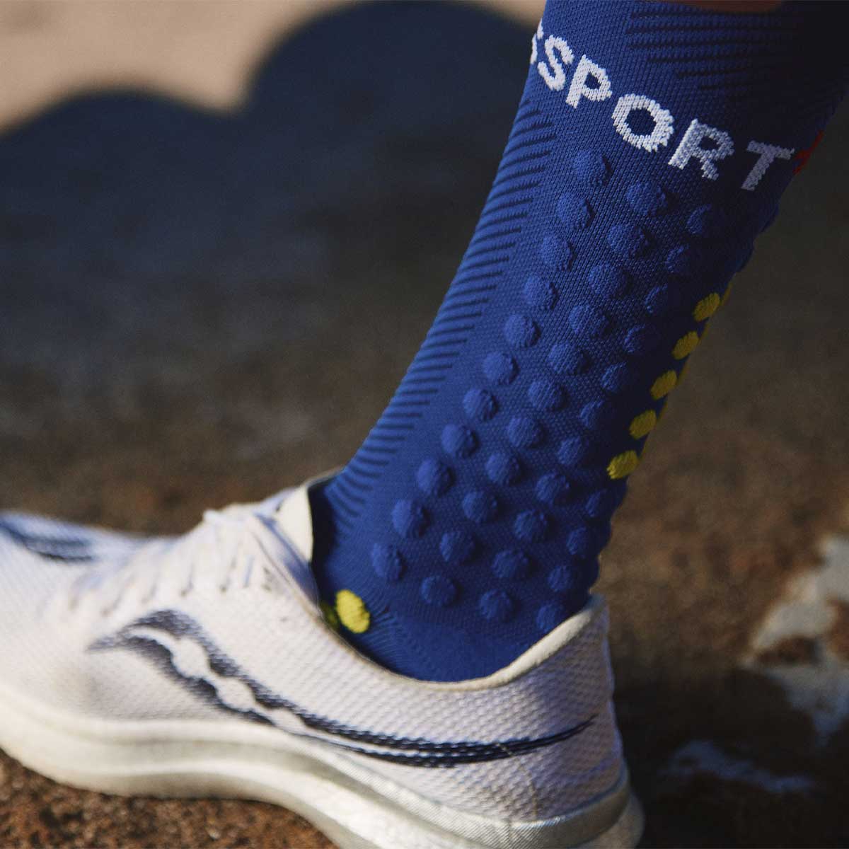 Compressport - Calcetín Full Socks Run Blue