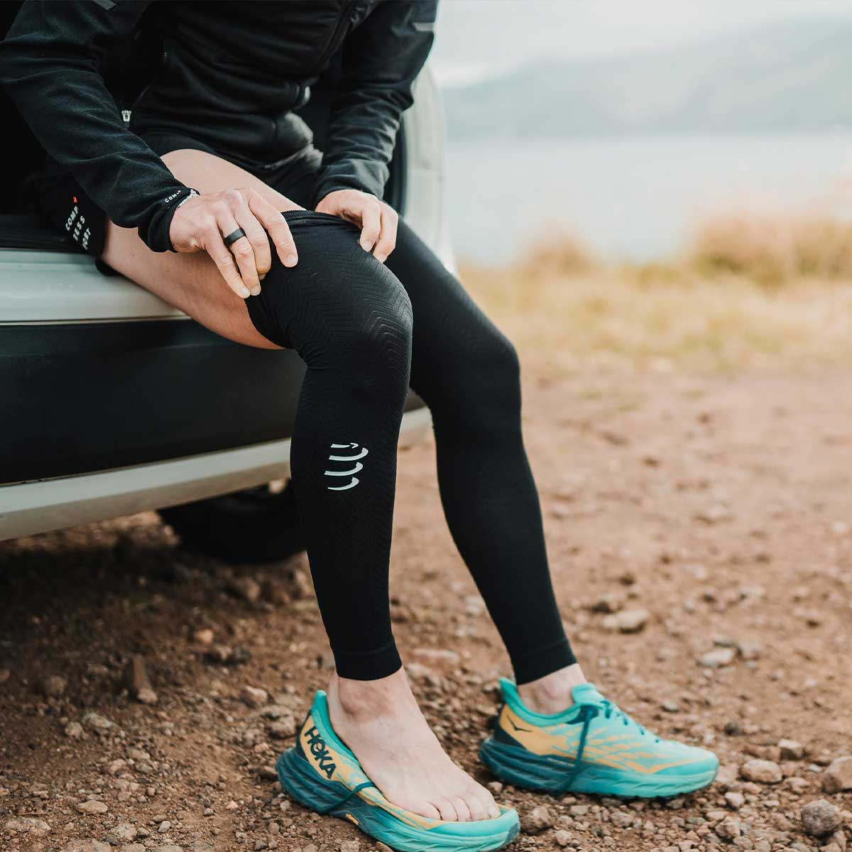 Compressport - Media Completas Black - MonarchChile