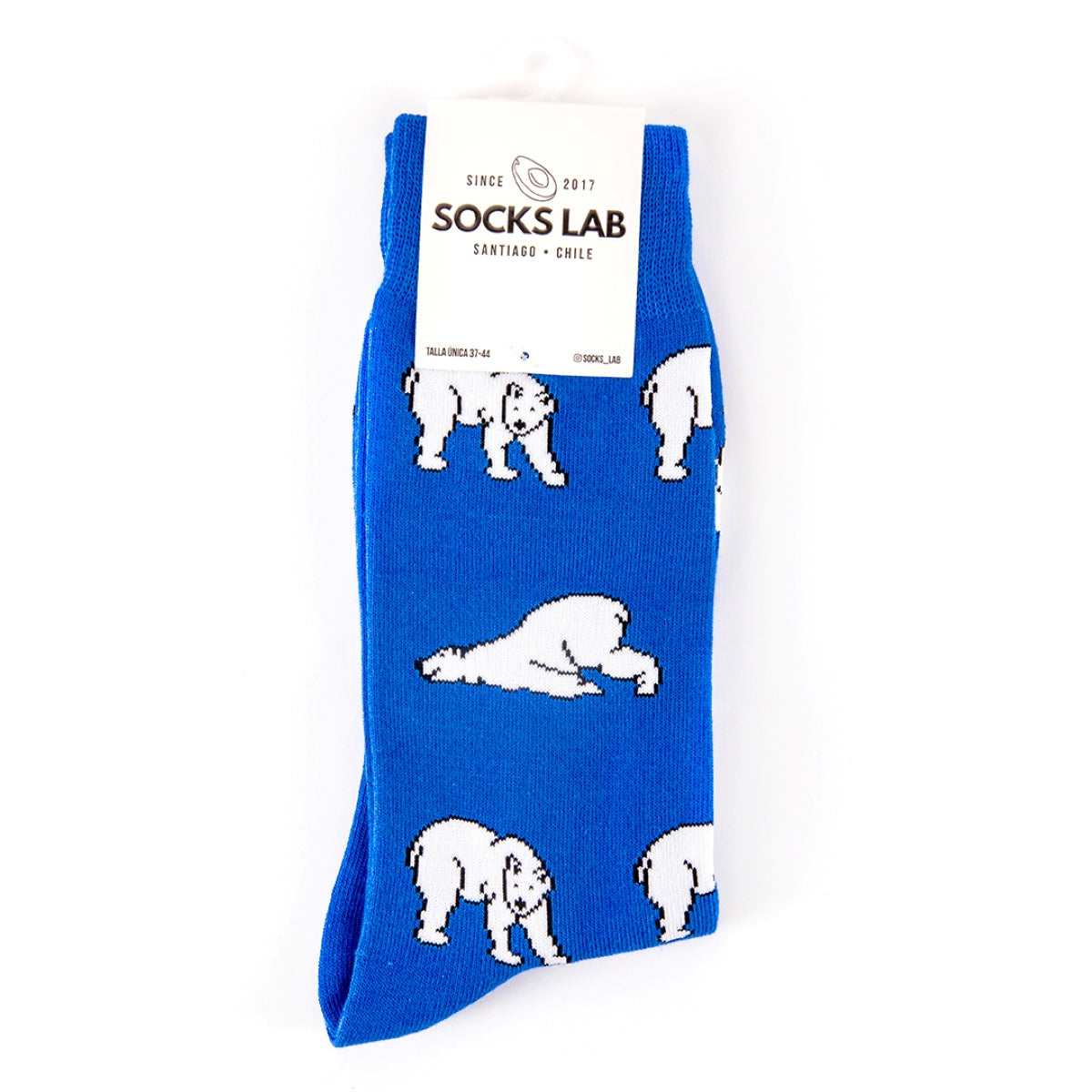 Socks Lab - Calcetín Algodón Peinado Oso Polar