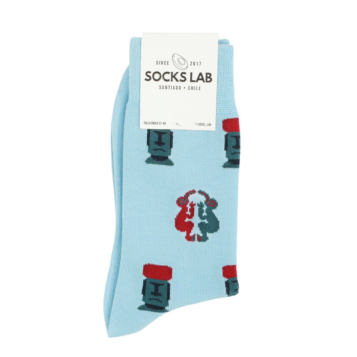 Socks Lab - Calcetín Algodón Peinado Moai