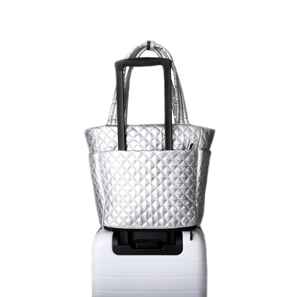 Vooray - Tote Naomi Acolchado Plateado