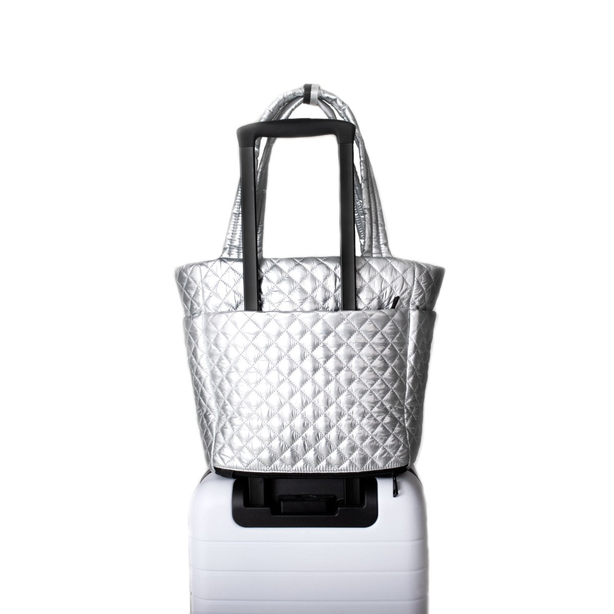 Vooray - Tote Naomi Acolchado Plateado