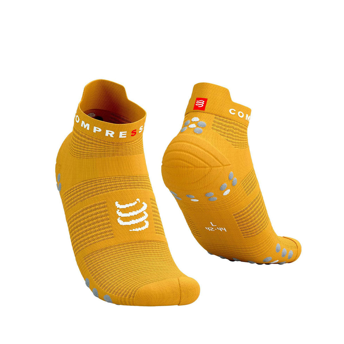Compressport - Calcetín Pro Racing Socks V4.0 Run Low Citrus
