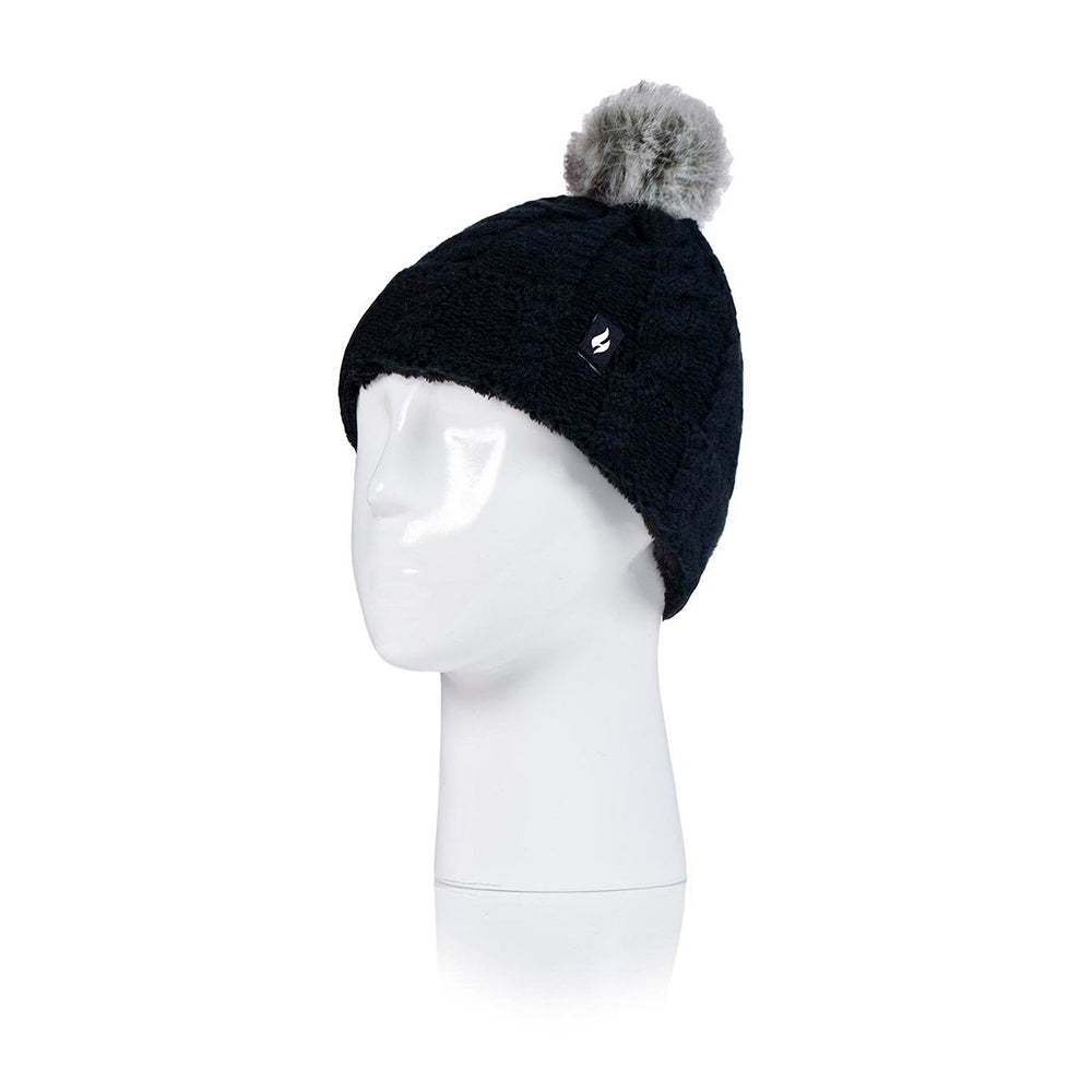 Heat Holders Gorro Roll Pom Pom